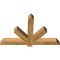 Ekena Millwork Kennewick Rough Sawn Timber Gable Bracket, Western Red Cedar, 48"W x 30"H x 4"D x 4"F, 15/12 Pitch GBW048X30X0404KEN00RWR - alternate 5